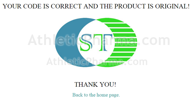 Подтверждение оригинальности пептидов St Biotechnology Co